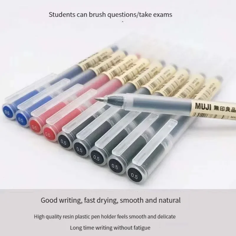 6/8 Pz/set MUJIs Penna Gel Ner - Muji Stationery Gel Pen recensione e prezzo